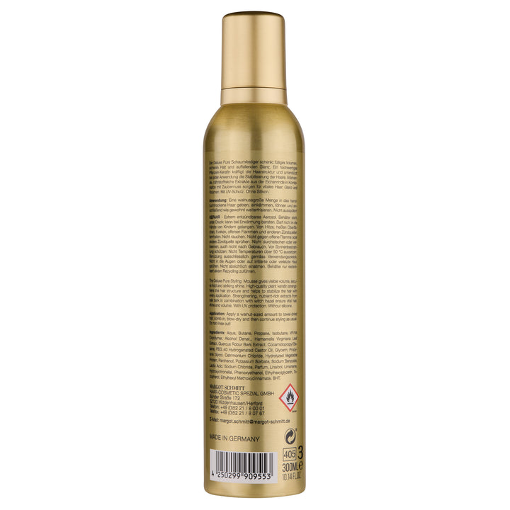 Deluxe Pure Schaumfestiger mit Pflanzen Keratin, 300ml - 1B-Ware