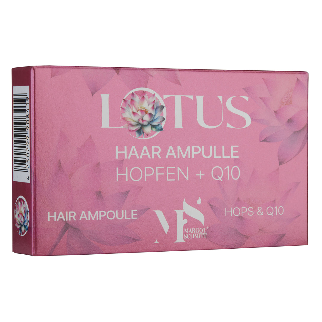 Lotus hair ampoules with hops and Q10