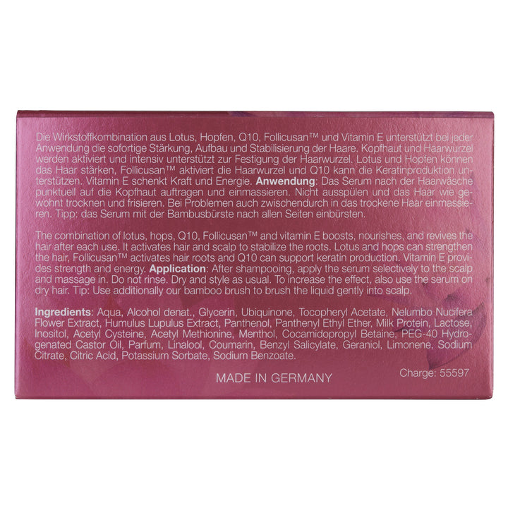 LOTUS Haar Ampullen mit Hopfen & Q10