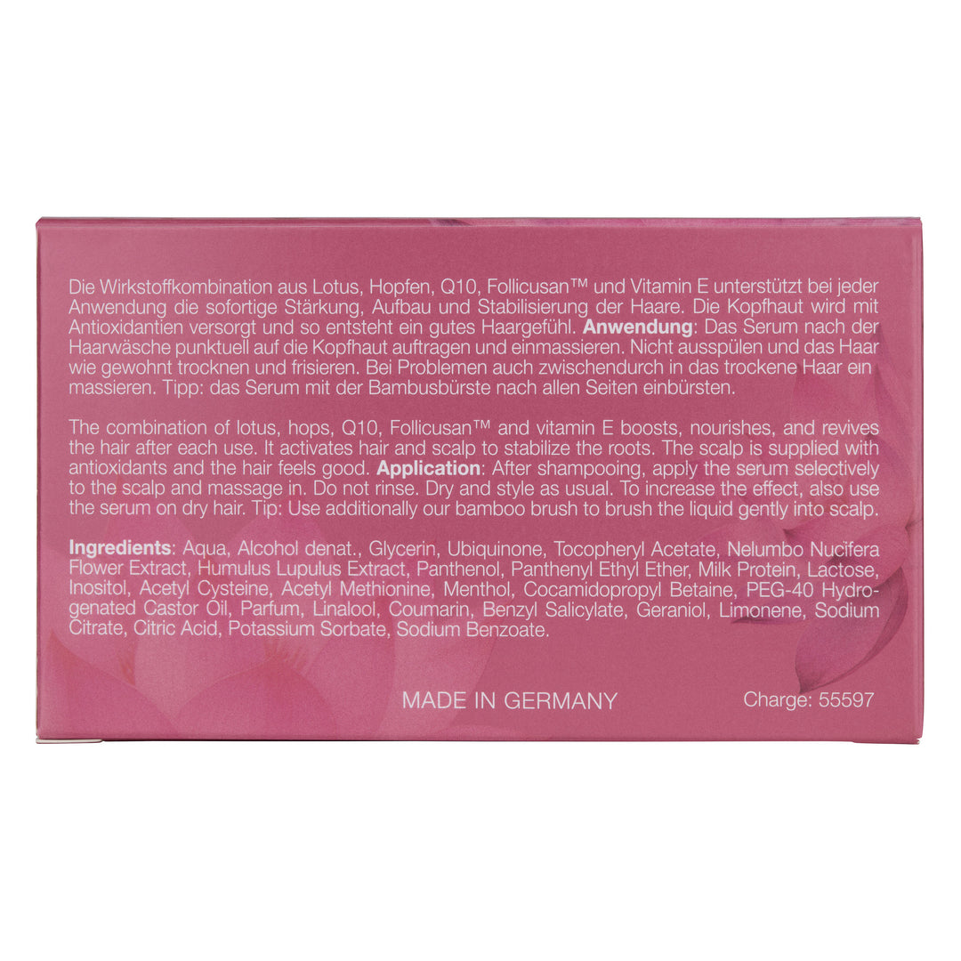 LOTUS Haar Ampullen mit Hopfen & Q10