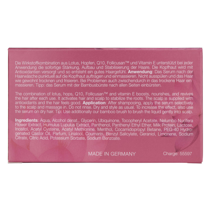 LOTUS Haar Ampullen mit Hopfen & Q10