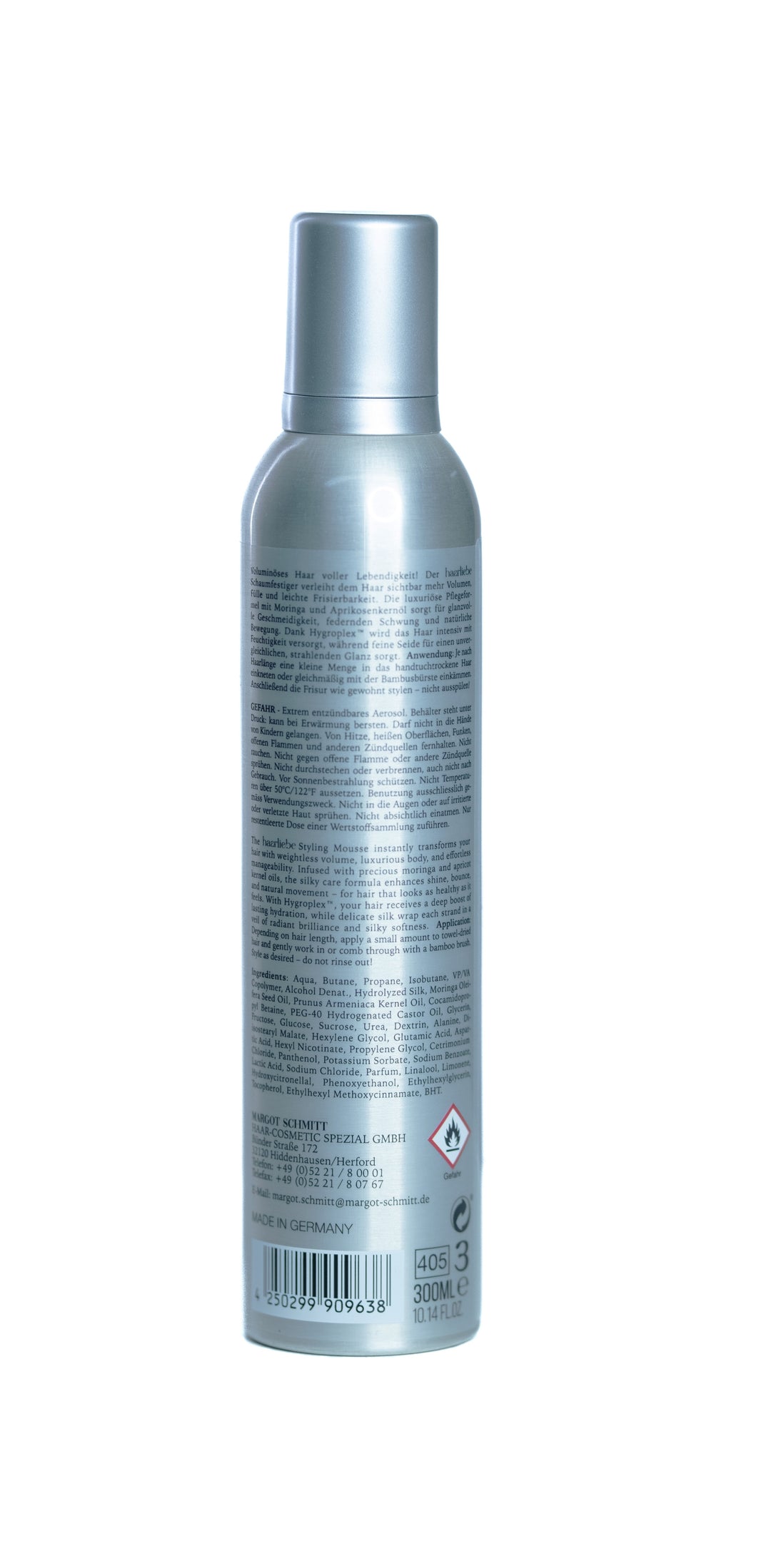 Haarliebe Schaumfestiger mit Moringa & Aprikosenkernöl, 300ml - NEU