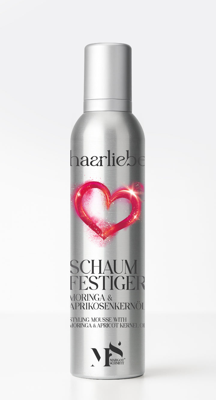 Haarliebe Schaumfestiger mit Moringa & Aprikosenkernöl, 300ml - NEU
