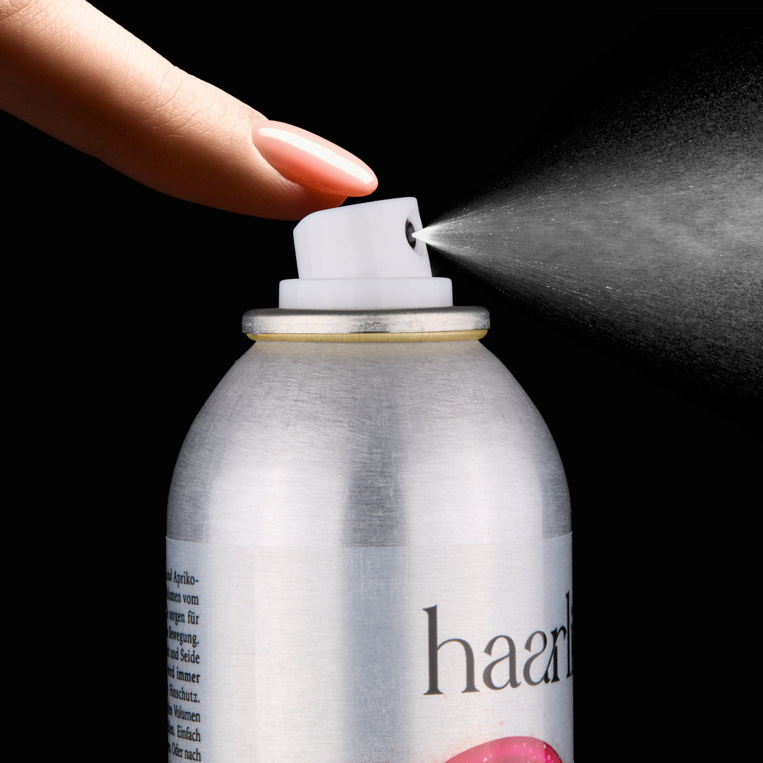 Haarspray mit Moringa & Aprikosenkernöl