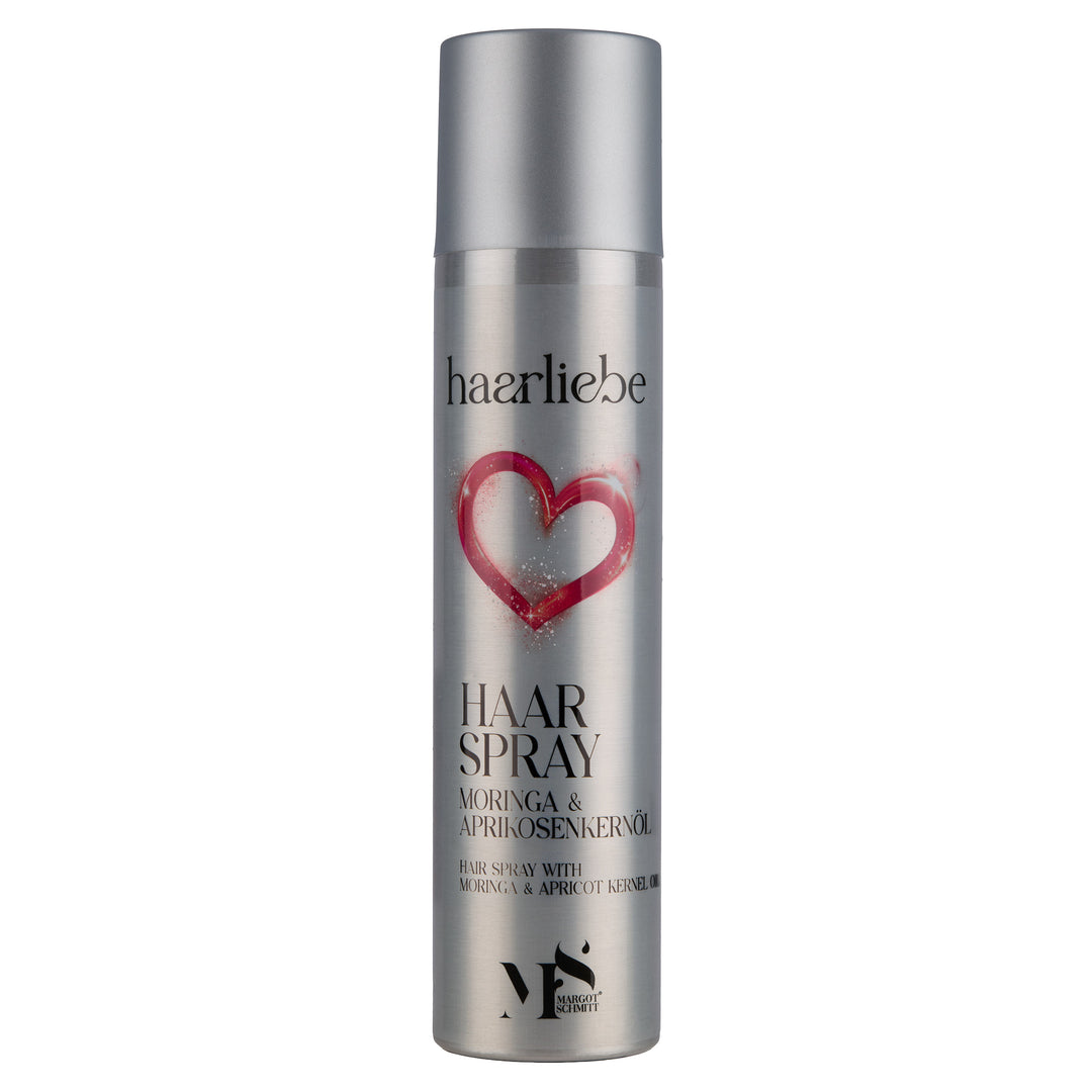 Haarliebe Haarspray mit Moringa & Aprikosenkernöl, 300ml - 80% Befüllung