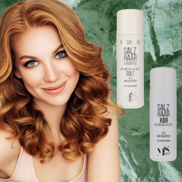 Set bestehend aus Salz-Shampoo und Salz-Kur je 200ml