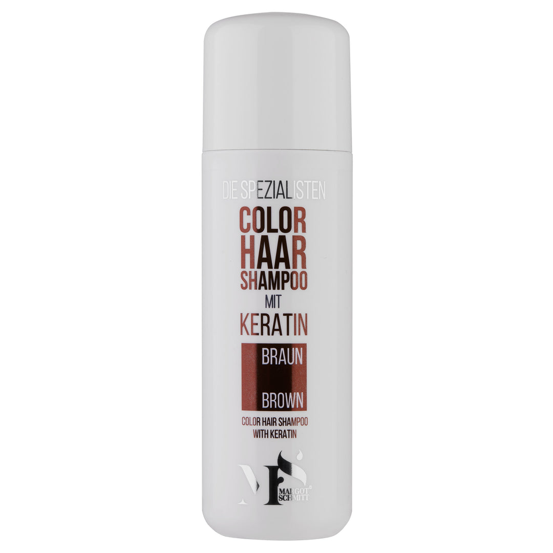 Color Haar Shampoo Braun mit Keratin, 200ml zur Farbauffrischung
