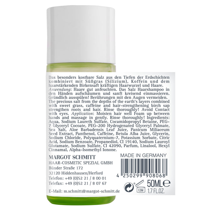 THE SPECIALISTS Salt hair shampoo with mineral brine from Bad Salzuflen, 50ml