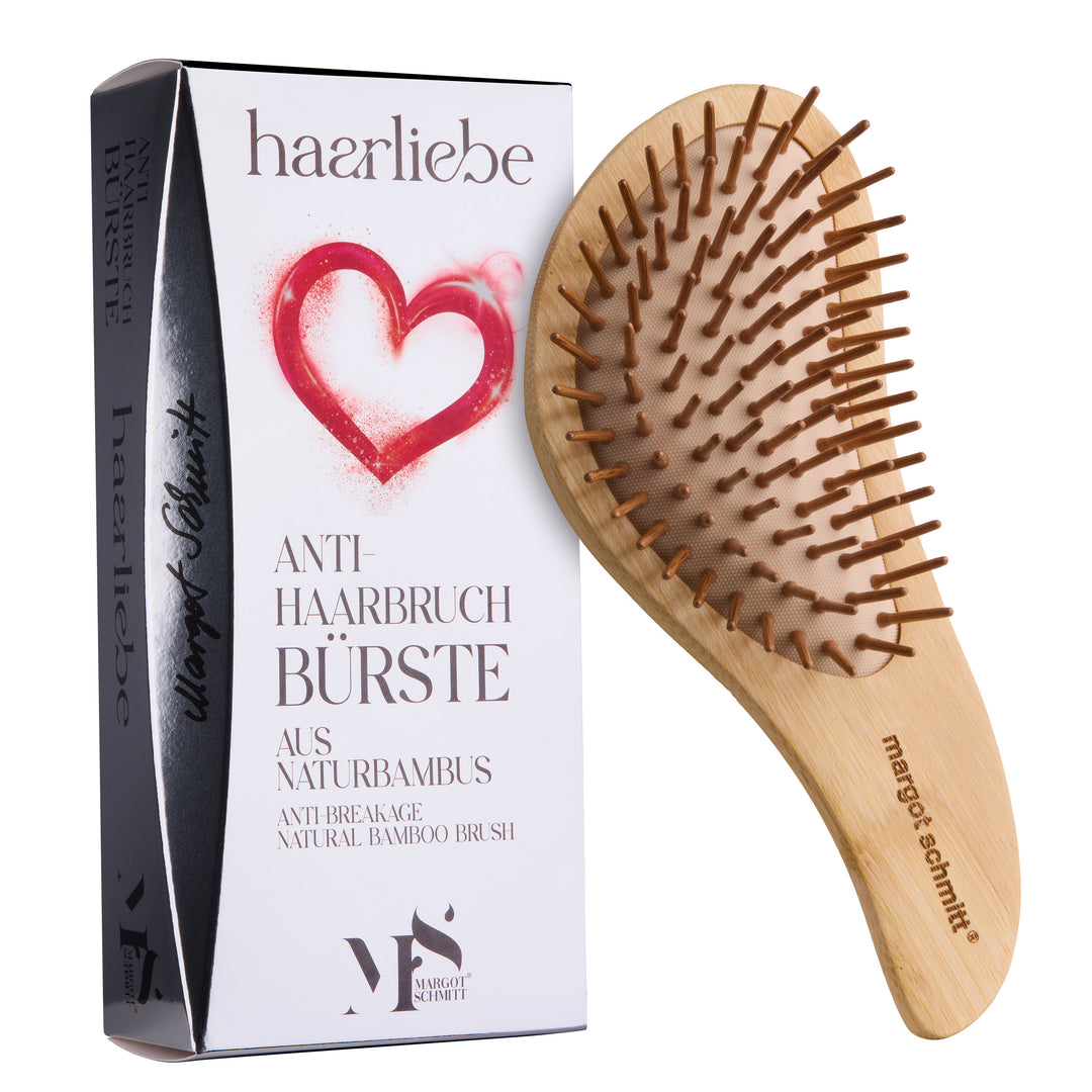 Haarliebe Anti Haarbruch Bürste aus Naturbambus - NEU