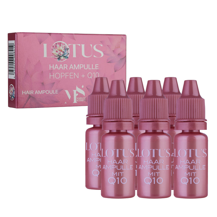 Lotus hair ampoules with hops and Q10
