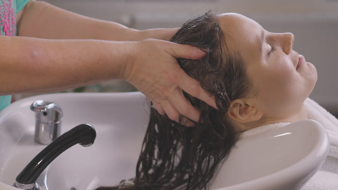 Kopfmassagebürste aus Silikon